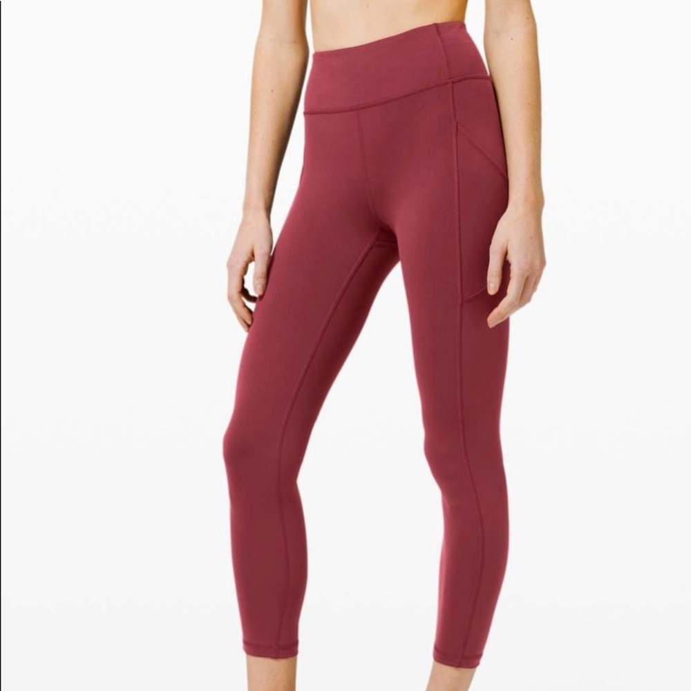NWT Lululemon Invigorate High-Rise Tight 25" Chianti (CHIA) size 6